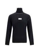 MM6 Maison Margiela Turtelneck Sweater - Black