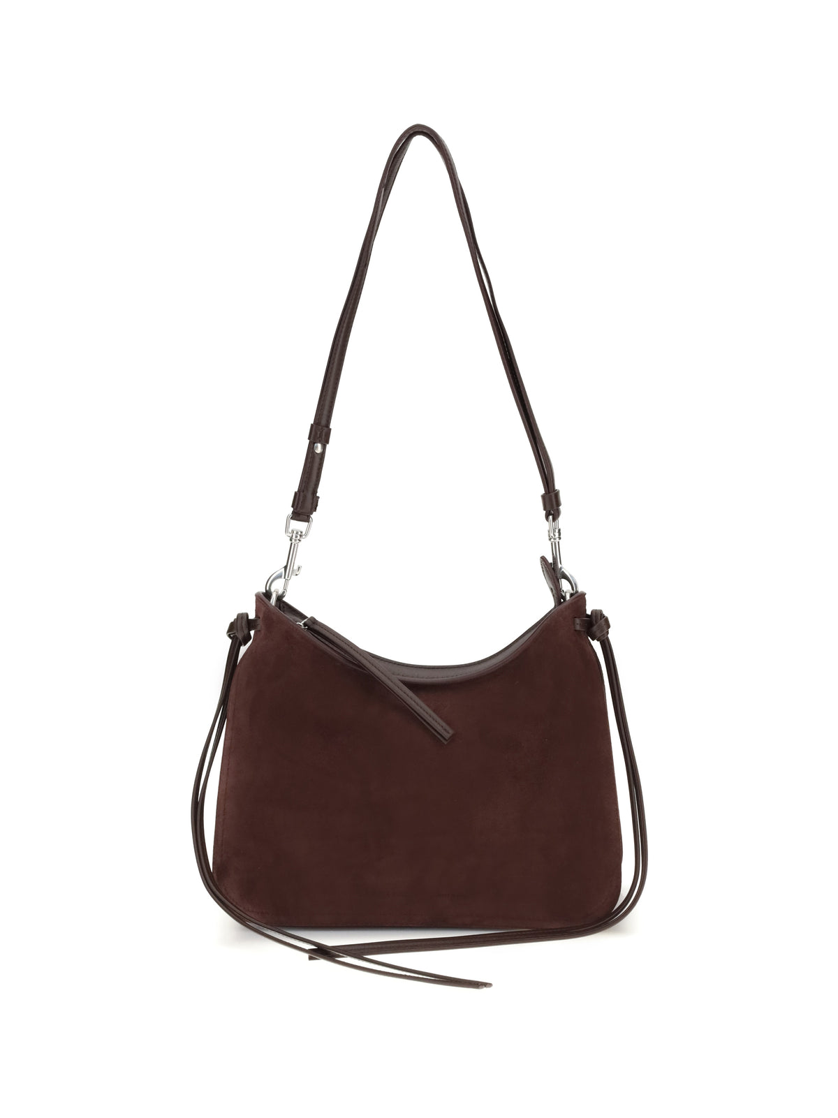 Phoebe Philo Gig Shoulder Small - Oxblood Silver