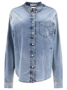 Jacob Cohen Shirt with cut-out - Light Blue