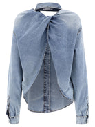 Jacob Cohen Shirt with cut-out - Light Blue