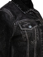 Balenciaga Denim jacket with laces - Black
