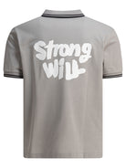 Comme des Garçons SHIRT "CDG Strong Will" Polo shirt - Grey