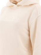 Max Mara Hoodie with embroidered logo - White
