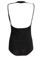 Max Mara Sportmax Sleeveless draped bodysuit - Black