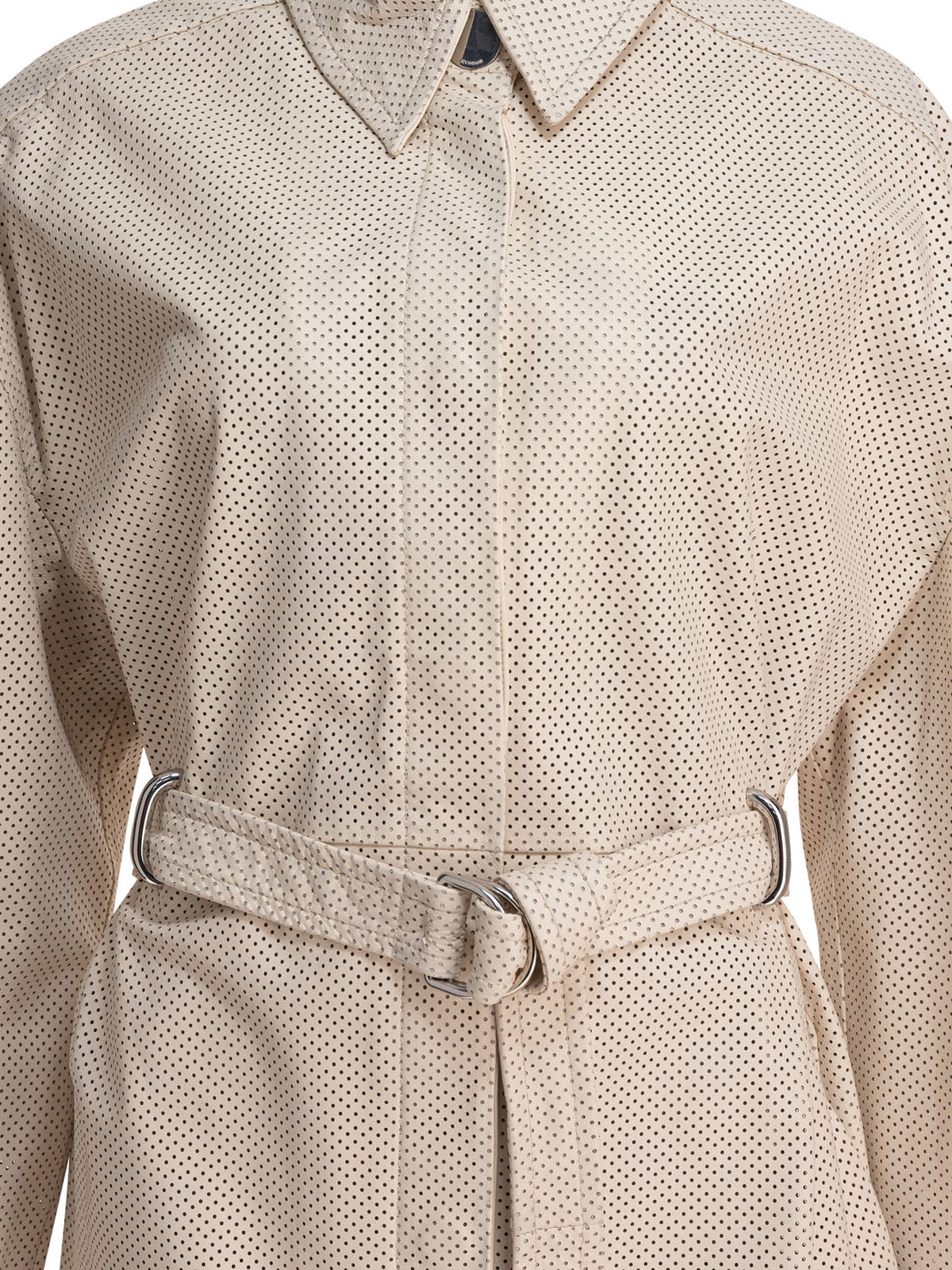 Max Mara Sportmax Trench coat with leather belt - Beige