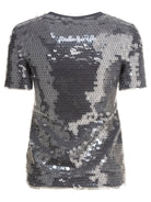 Max Mara Sportmax T-shirt with sequins - Grey