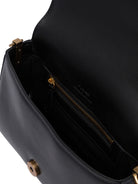 Pinko Borsa a tracolla morbida "Mini Love Bag" in pelle - Black