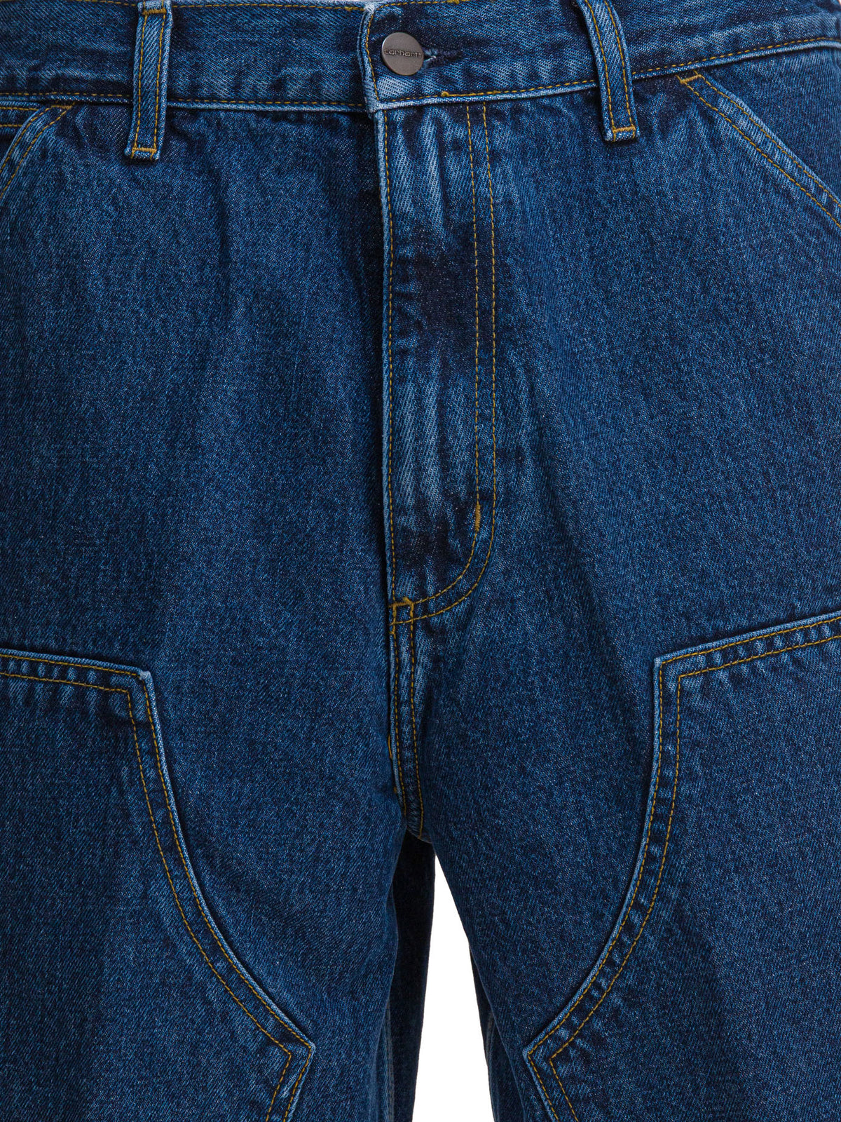 Carhartt WIP Short "Double Knee" - Blue