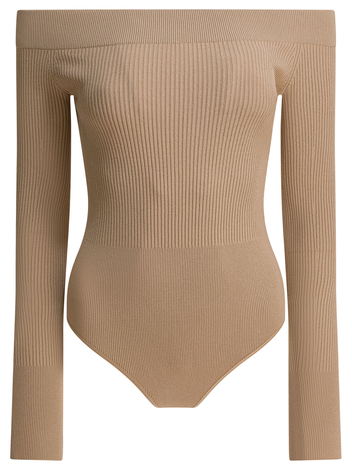 Alaïa Body off-shoulder - Beige