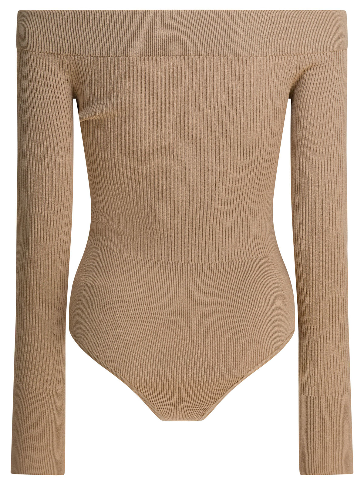 Alaïa Body off-shoulder - Beige