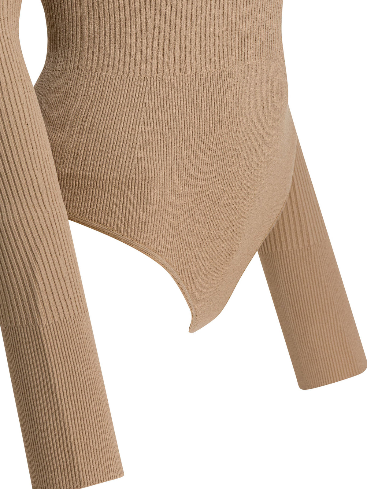 Alaïa Body off-shoulder - Beige
