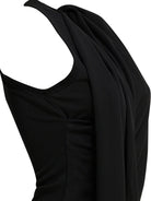 Ami Paris Sleeveless top with lavalliere - Black