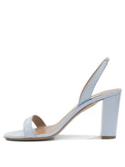 Aquazzura "So Nude Block 85mm" heeled sandals - Light Blue