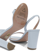 Aquazzura "So Nude Block 85mm" heeled sandals - Light Blue