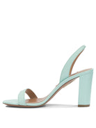 Aquazzura "So Nude Block 85mm" heeled sandals - Light Blue