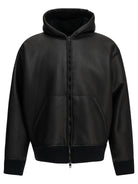 Balenciaga Hooded shearling jacket - Blue