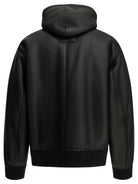Balenciaga Hooded shearling jacket - Blue