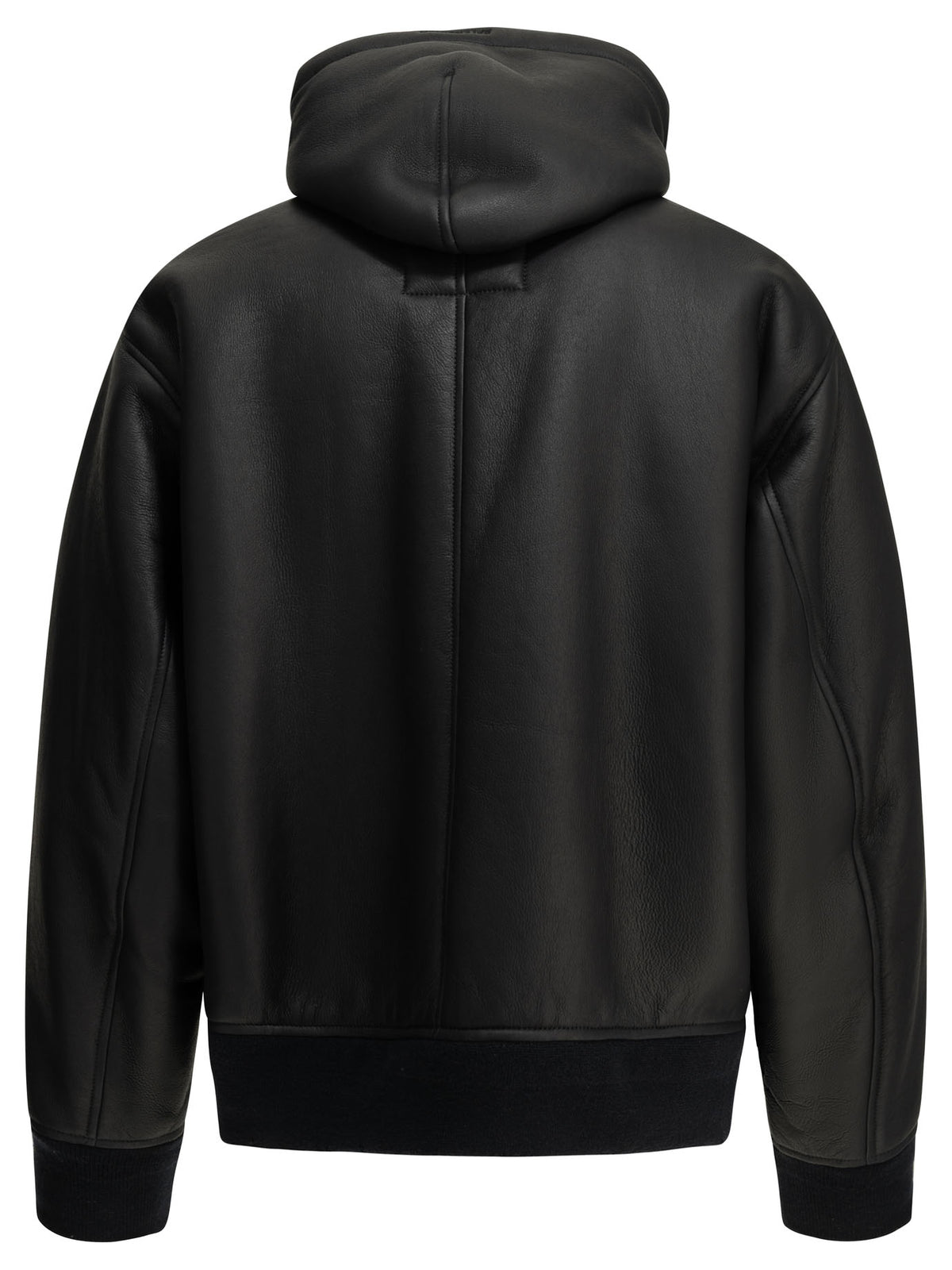Balenciaga Hooded shearling jacket - Blue