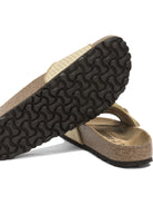 Birkenstock "Madrid Big Buckle" slides - Beige