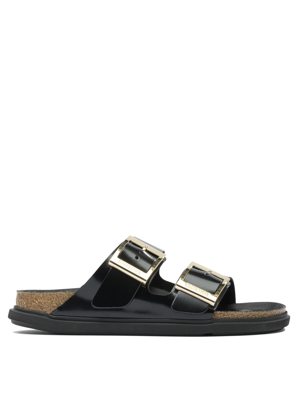 Birkenstock "Arizona Droplet Buckle" low sandals - Black