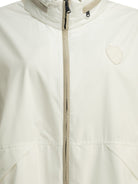 Brunello Cucinelli Raincoat with logo - White