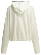 Brunello Cucinelli Zip-up Sweatshirt with Logo - White