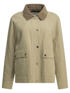 Brunello Cucinelli Lightweight cotton and linen jacket - Beige