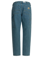 Carhartt WIP "Single Knee" Wide Leg Jeans - Blue