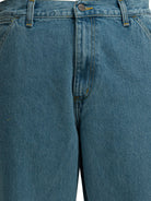 Carhartt WIP "Single Knee" Wide Leg Jeans - Blue