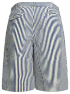 Comme des Garçons SHIRT Formal striped shorts - White