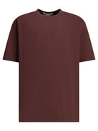 Comme des Garçons SHIRT Crew-neck T-shirt with reverse logo - Burgundy