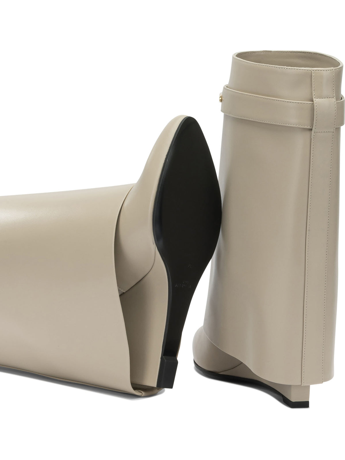 Givenchy "Shark Pinch" Ankle Boots - Beige