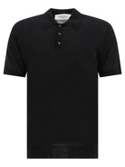 Golden Goose Merino wool button-down polo shirt - Black