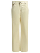 Golden Goose "Melody Boyfriend" Wide Leg Jeans - White