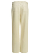 Golden Goose "Melody Boyfriend" Wide Leg Jeans - White