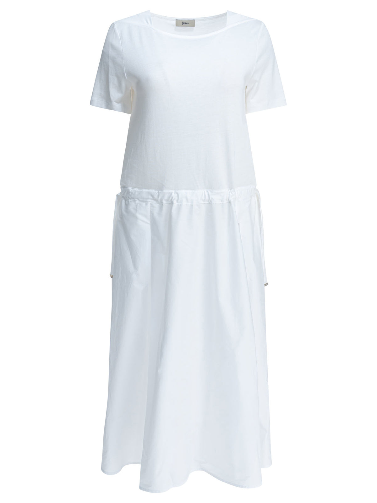 Herno Flared midi dress - White