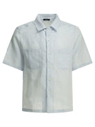 Herno Casual linen shirt - Light Blue