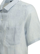 Herno Casual linen shirt - Light Blue