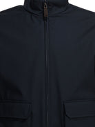 Herno Virgin wool bomber jacket - Blue