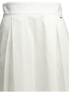 Herno A-line midi skirt - White