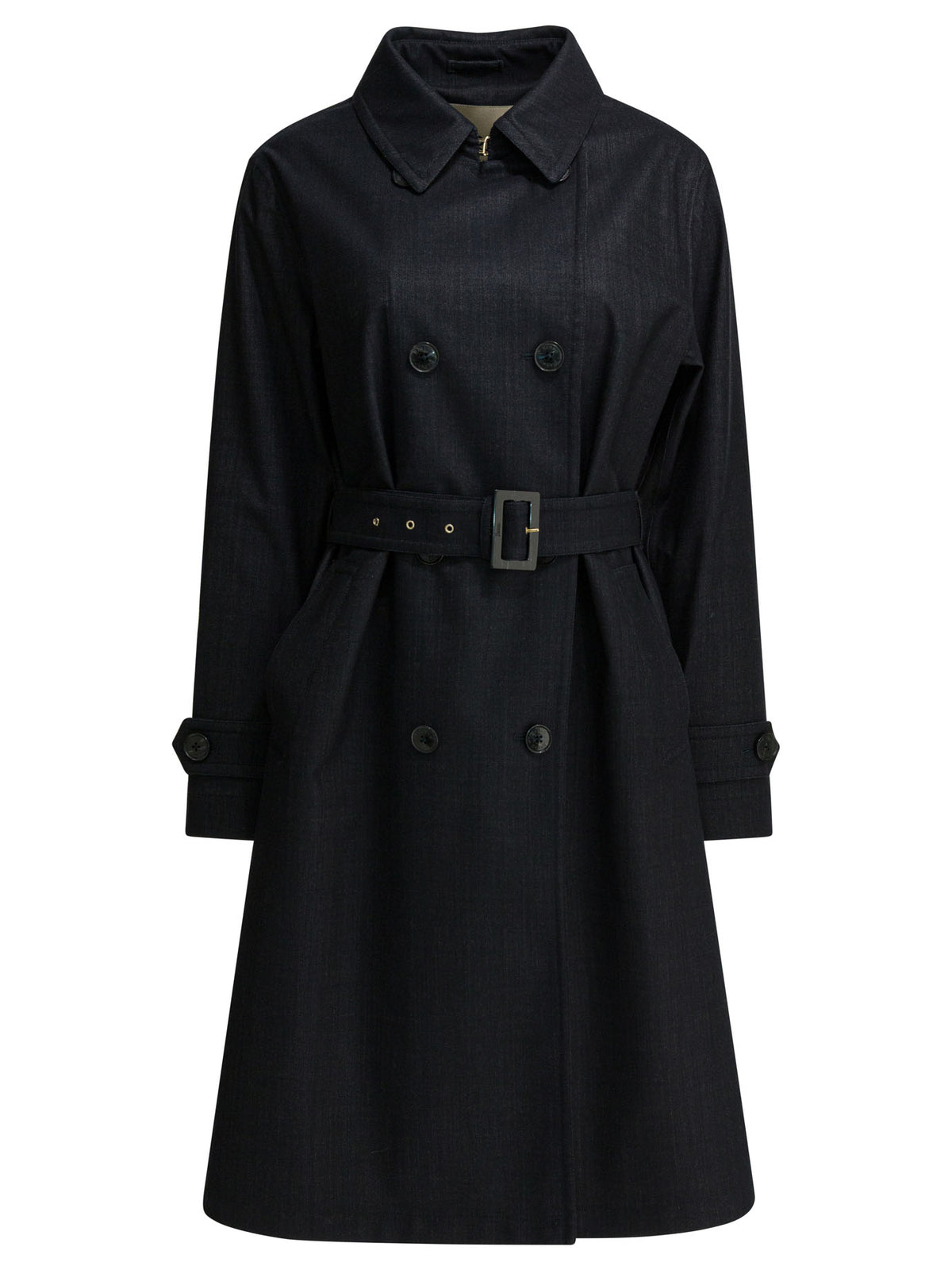 Herno Trench coat with belt - Blue