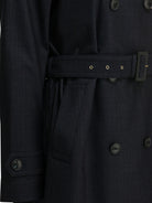 Herno Trench coat with belt - Blue