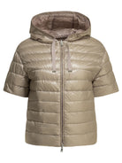 Herno Reversible short down jacket - Pink