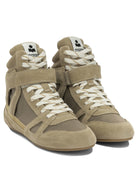 Isabel Marant "Senny High" High Sneakers - Beige