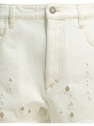 Isabel Marant "Aecia" Five-pocket shorts - White