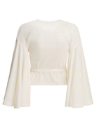 Jacquemus Casual wrap-around top - White