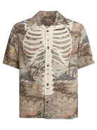 Kapital "Kamekameha Bone" Casual Shirt - Beige