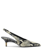 Khaite "Bella 55MM" Slingback - Beige