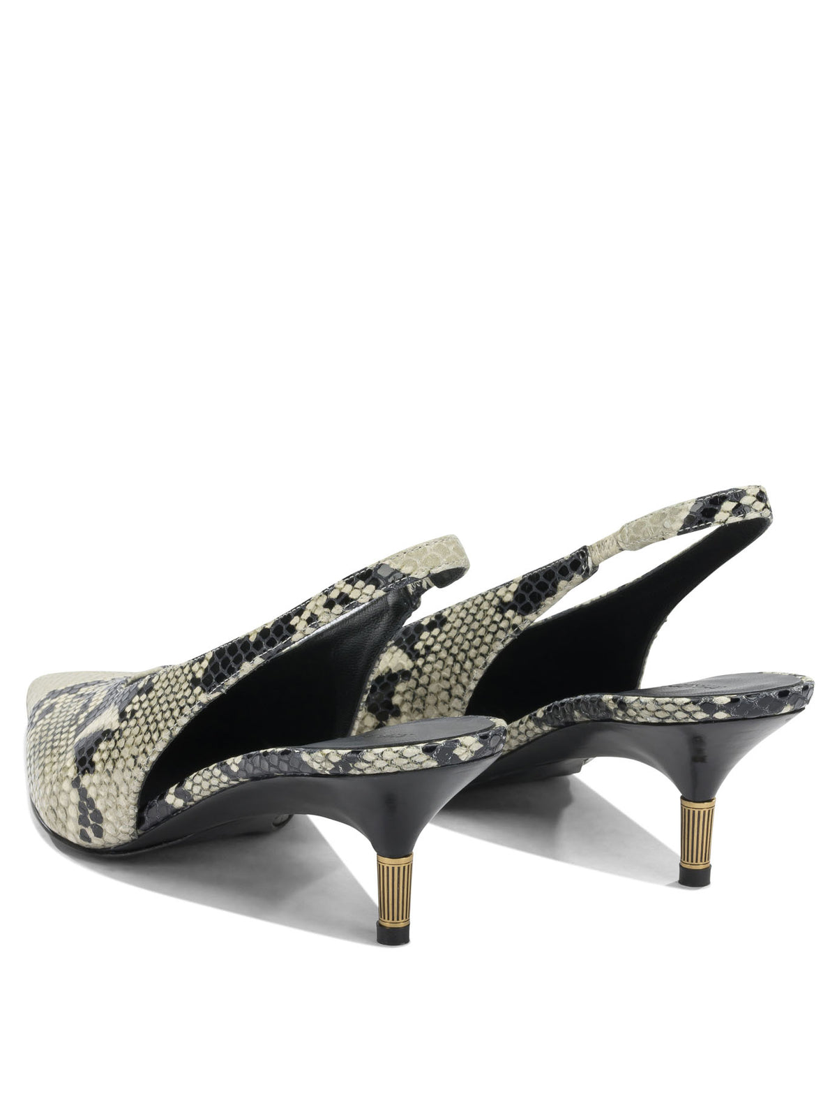 Khaite "Bella 55MM" Slingback - Beige