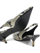 Khaite "Bella 55MM" Slingback - Beige